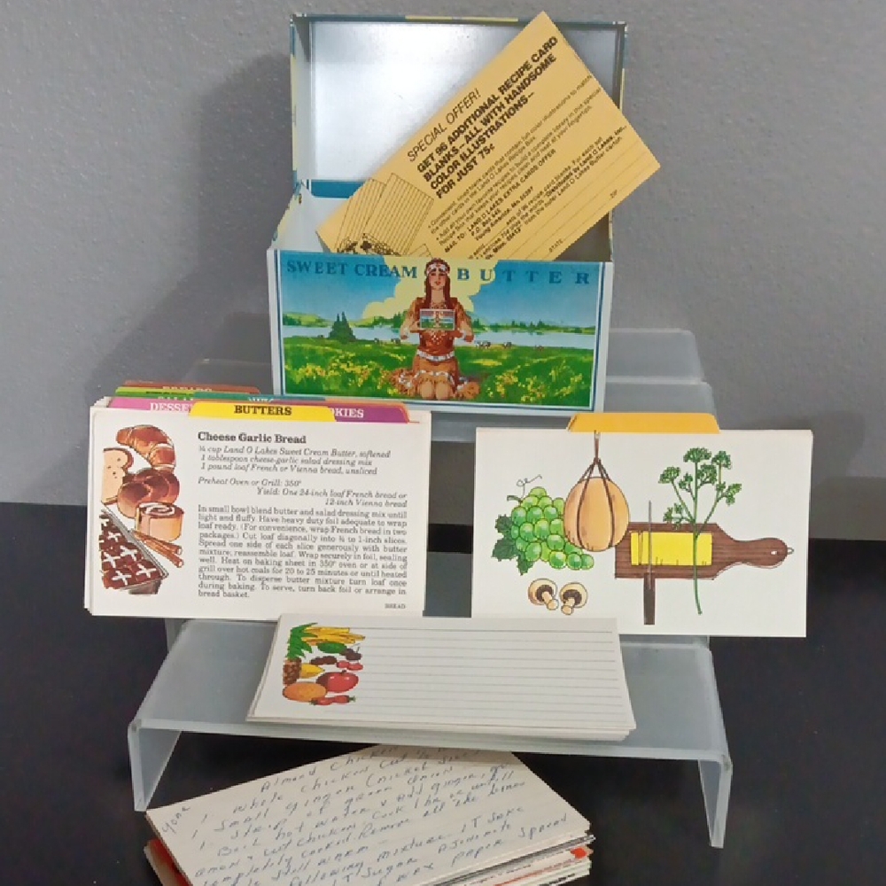 Vintage LAND O LAKES Recipe Card Collection